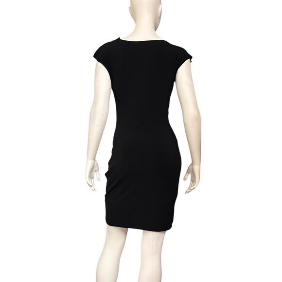 Rampage Women Large Bodycon Dress Multicolor RuchedAbstract Print Party Stretch - Picture 3 of 14